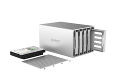 Hộp ổ cứng ORICO 3.5 inch 5 khe cắm SATA 3 USB 3.0 Type B - WS500U3