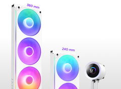 BỘ TẢN NHIỆT NƯỚC NZXT KRAKEN PLUS 360 RGB V2 WHITE - 360MM (RL-KR360-W2)