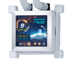 Tản Nhiệt Nước Lian Li HydroShift LCD 360TL fan White