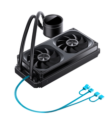 Tản nhiệt nước AIO Jonsbo TH-240 Black (ARGB, Hiển Thị Nhiệt Độ)