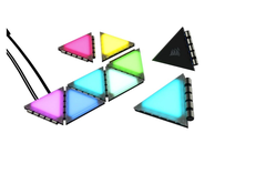 Bộ đèn chiếu sáng Corsair iCUE LC100 Smart Case Lighting Triangles, Expansion Kit CL-9011115-WW