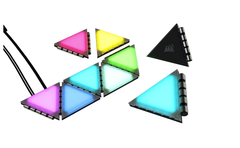 Bộ đèn chiếu sáng Corsair iCUE LC100 Smart Case Lighting Triangles, Starter Kit CL-9011114-WW