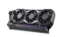 Bộ dựng VGA Phanteks Premium PCIe Gen4 Vertical GPU Bracket, 220mm PCIe 4.0 x16 Riser Cable, Black