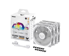 Bộ 3 quạt tản nhiệt đảo ngược ASUS TUF Gaming TR120 ARGB Reverse WHITE