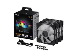 Bộ 3 quạt tản nhiệt ASUS TUF Gaming TR120 ARGB BLACK