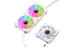 Bộ 3 Quạt JONSBO ZG-120WR WHITE (3in1, Cánh Đảo Chiều, Ghép nối không dây)