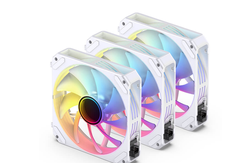 Bộ 3 Quạt JONSBO ZG-120W WHITE (3 in 1) (Ghép nối không dây)