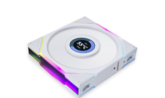 Quạt Tản Nhiệt Lian-Li UNI Fan TL Wireless LCD 120 Reverse Triple White (12RTLLCD1W3W)
