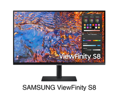 Màn Hình Đồ Họa SAMSUNG ViewFinity S8 LS32B800PXEXXV (32.0 inch - 4K - IPS - 60Hz - 5ms - USB TypeC - Network RJ45)