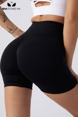 SMS508 - quần legging đùi tập gym yoga nữ polyester co giãn thoáng khí tốt