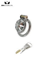SMT878 - Khóa dương vật inox dạng nắp lồi thép có lỗ thông hơi