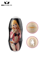 SMT579 - Cốc thủ dâm anime Nhật Bản 2 đầu với 3 loại dài 185mm