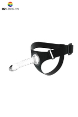 SMT1558 - Dương vật giả silicon liền quần trong suốt dài 17.9cm