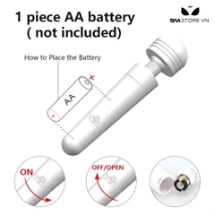 SMT1167 - Chày rung tình yêu bằng silicon dài 147mm kích thích âm vật