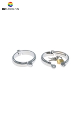 BDT270 - Còng tay chân hình oval chất liệu inox cao cấp có 4 size