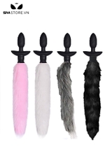 SMT4437 - Đuôi cáo cosplay có 12 chế độ rung và 3 tần số thụt điều khiển xa