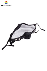 BDT1016 - Ball gag silicon có bi và lỗ thoáng khí đường kính 4cm