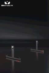 SMT1452 - Bộ cố định tư thế BDSM có thể điều chỉnh dài 100cm có còng