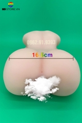 BDT442 - Búp bê tình yêu silicon có 2 lỗ âm đạo và hậu môn kèm 5 size