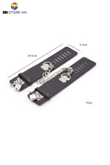 BDT1810 - Còng tay tình yêu chất liệu da PU có xích nối và khóa