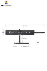 BDT590 - Còng chân thiết kế xỏ ngón bằng da PU đính đinh tán chỉnh được