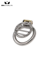 SMT865 - Khóa dương vật inox dạng tấm phẳng rỗng thiết kế thoáng khí