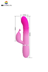 BDT1496 - Dương vật giả cao cấp Pretty Love tự động rung xoay