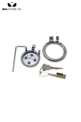 SMT290 - Khóa dương vật inox không gỉ dạng phẳng có 5 lỗ có 3 size