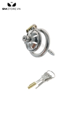SMT878 - Khóa dương vật inox dạng nắp lồi thép có lỗ thông hơi