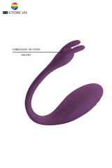 BDT1706 - Trứng rung 2 đầu Pretty Love tai thỏ sạc điện dài 10cm