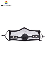 BDT1016 - Ball gag silicon có bi và lỗ thoáng khí đường kính 4cm
