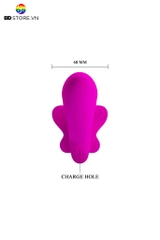 BDT986 - Dương vật giả 2 đầu Pretty Love dành cho les có 12 tần số