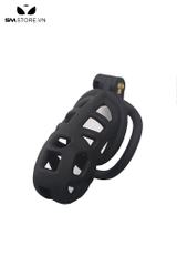 SMT178 - Khóa dương vật cobra bằng nhựa 4 size màu đen