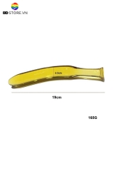 BDT833 - Dương vật giả thủy tinh ngụy trang quả chuối dài 19cm