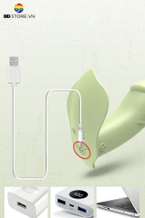 BDT427 - Máy rung đầu dương vật silicon điều khiển từ xa dài 96mm
