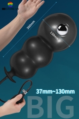 SMT3957 - Anal pump silicon đàn hồi thiết kế có 1 bi bên trong dài 50cm