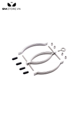 SMT261 - Kẹp mép âm hộ chất liệu kẽm dài 7.2cm màu trắng