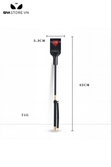 SMT824 - Roi da tình yêu họa tiết trái tim đỏ dài 45cm dùng tán tỉnh