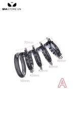 SMT2413 - Vòng đeo dương vật silicon chống xuất tinh sớm có gai