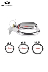 SMT865 - Khóa dương vật inox dạng tấm phẳng rỗng thiết kế thoáng khí