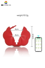 BDT1169 - Kẹp núm vú rung điều khiển APP sạc điện dài 6.5cm