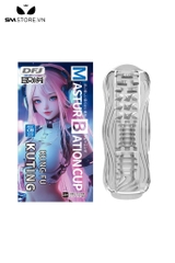 SMT1684 - Cốc thủ dâm silicon mềm dẻo trong suốt dài 13.7cm