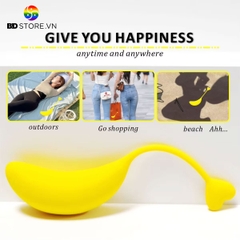BDT1728 - Trứng rung ngụy trang quả chuối dài 16cm điều khiển xa