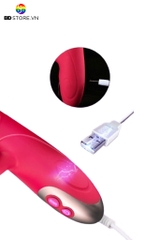 BDT472 - Dương vật giả cao cấp có rung kèm lưỡi liếm sưởi ấm dài