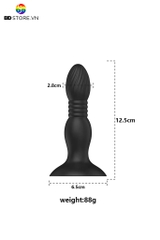 BDT3618 - Máy rung đầu dương vật mini điều khiển từ xa và sạc điện