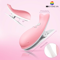 BDT1166 - Kẹp ti rung hình con cá voi điều khiển từ xa dài 49mm