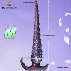 BDT3662 - Sex anal plug long bề mặt xúc tu bạch tuộc và vảy rồng