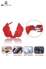 BDT1169 - Kẹp núm vú rung điều khiển APP sạc điện dài 6.5cm