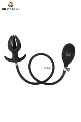 BDT2991 - Anal plug bơm bóng bóp thiết kế nở hoa cánh sò mix chân đế rộng