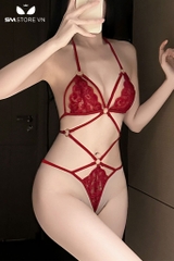 SMS513 - Đồ lót dây sexy thiết kế lọt khe kiểu bikini 1 mảnh